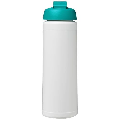 PF210070-6Baseline® Plus 750 ml Flasche mit Klappdeckel_ weiss_aquablau