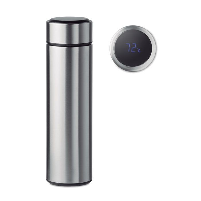 MO9796-16Pole Isolierkanne 450ml mit C°_ mattsilber