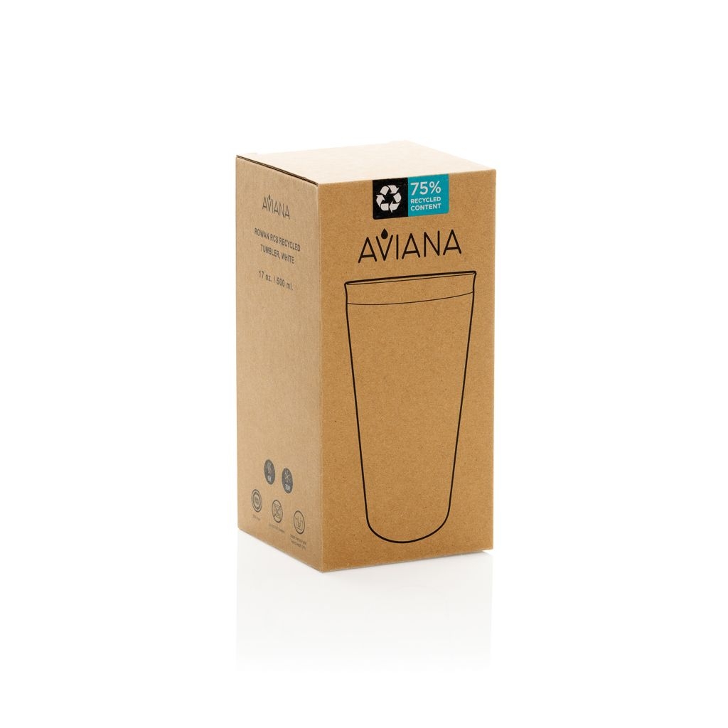 XD101950-119Aviana™ Rowan RCS recycelter Thermobecher 500ml_ weiss