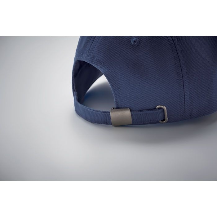 MO6875-55Long Beach Singa Baseball cap 5 panels 260g_m²_ blau_weiss