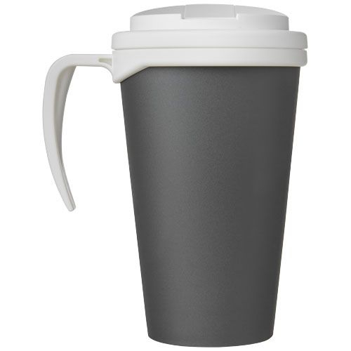 PF210421-14Americano® Grande 350 ml Isolierbecher mit auslaufsicherem Schraubverschluss_ grau_weiss
