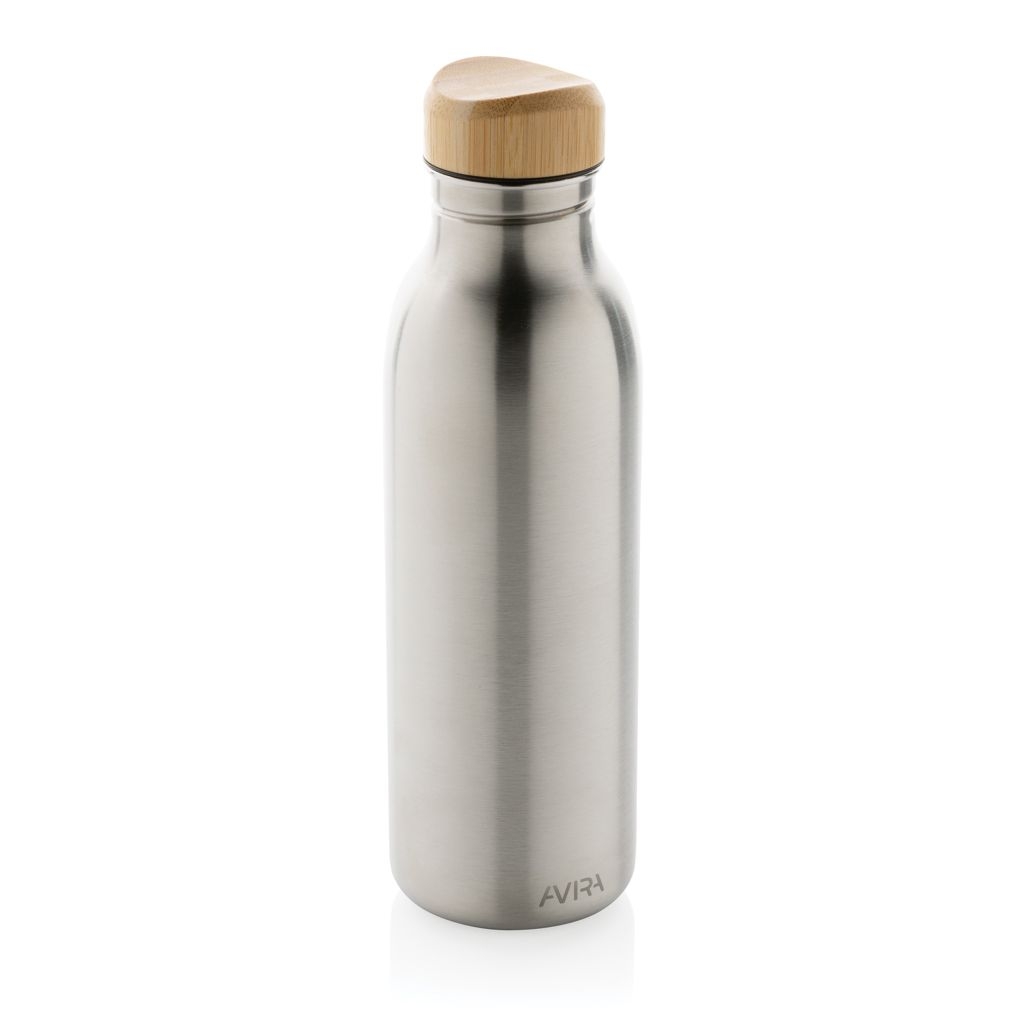XDP438_06-2Avira Alcor 600ml Wasserflasche aus RCS rec. Stainless-Steel_ silber