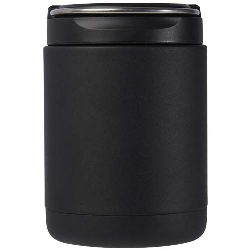 PF113422-4Doveron 500 ml isolierter Lunchpot aus recyceltem Edelstahl_ schwarz