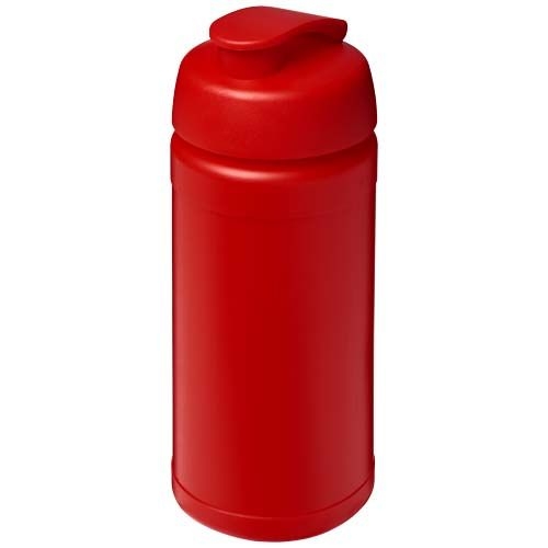 PF210289-2Baseline Rise 500 ml Sportflasche mit Klappdeckel_ rot_rot
