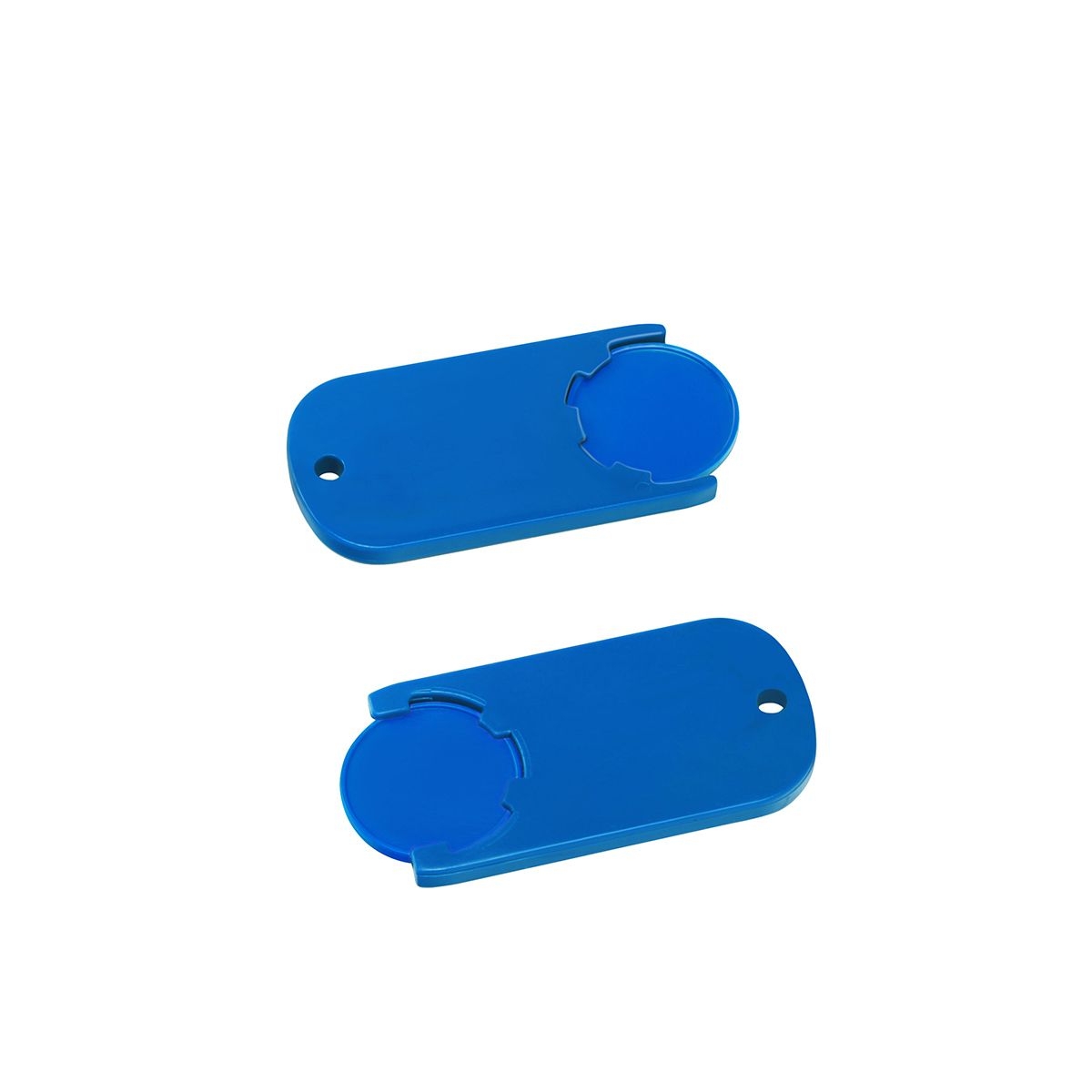 HE7439-3-3Chiphalter mit 1€-Chip _Alpha_ blau_ blau