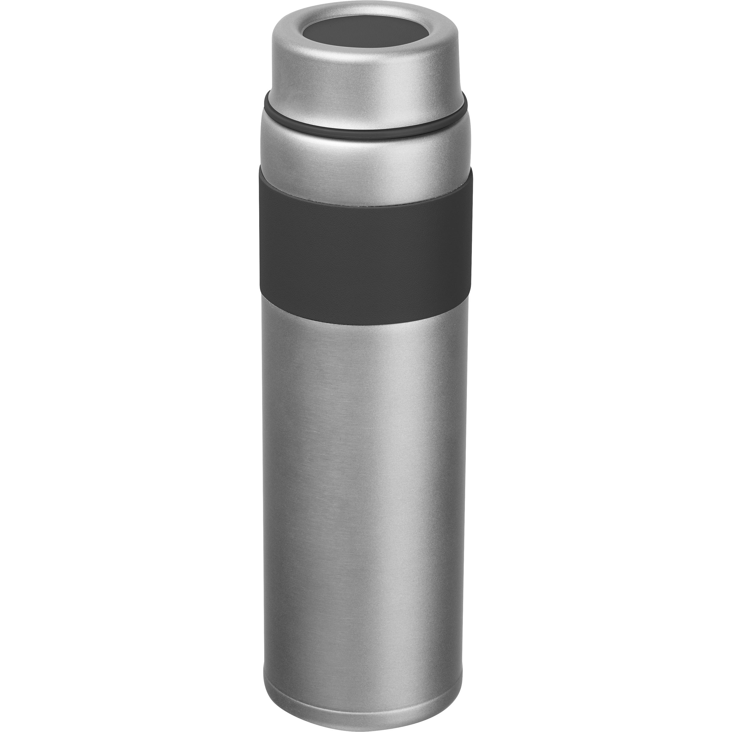 MA85488-07Vakuum Trinkflasche 600ml NICOLE_ silbergrau