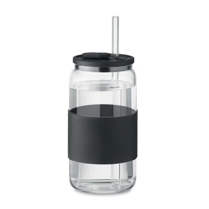 MO2506-03Borosip Trinkglas Borosilikat 550ml_ schwarz