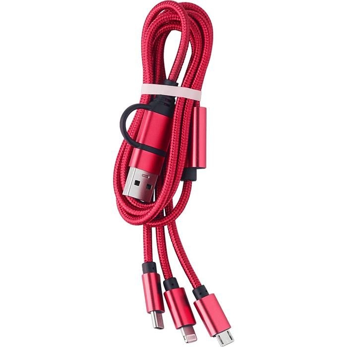 GI979762-08Nylon-Ladekabel Leif_ rot
