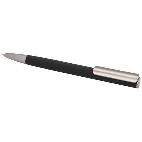 PF106129-6Ziguur Kugelschreiber aus recyceltem Aluminium _schwarze Mine_ schwarz