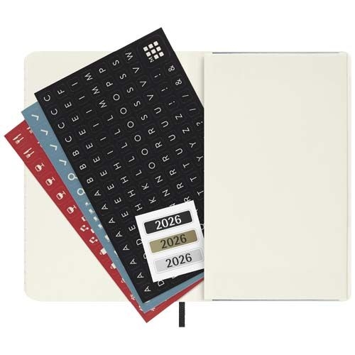 PF107949-1Moleskine Softcover 12 Monate Wochenkalender_ Pocket-Format_ schwarz