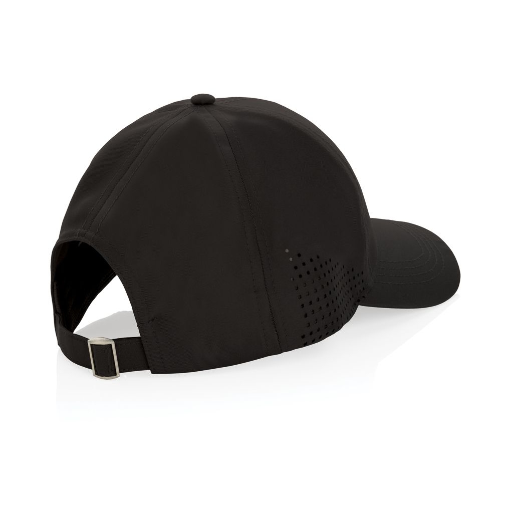 XDP453.25-1Impact AWARE™ rPET 6-Panel-Sportkappe_ schwarz