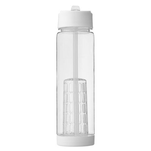 PF100314-2Tutti frutti 740 ml Tritan™ Sportflasche mit Infuser_ transparent_weiss