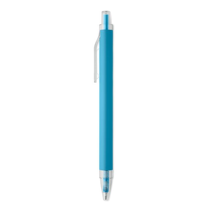 MO3185-12Nosta Druckkugelschreiber recy. Alu_ tuerkis