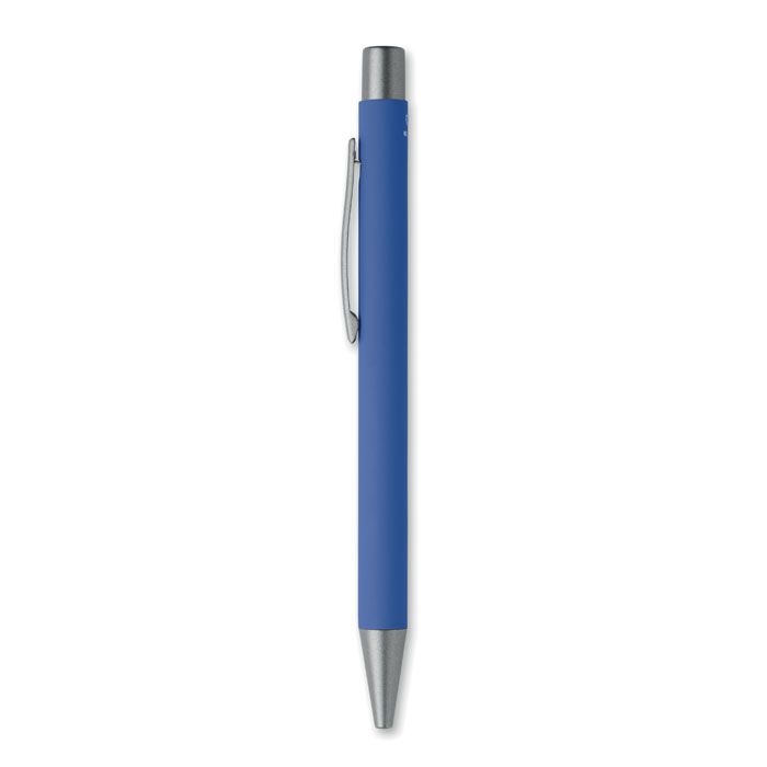 MO3222-37Nali Druckkugelschreiber recy. Alu_ koenigsblau
