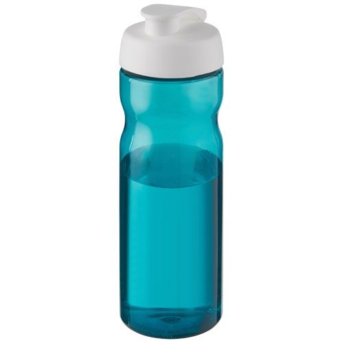 PF210045-25H2O Active® Base 650 ml Sportflasche mit Klappdeckel_ aquablau_weiss
