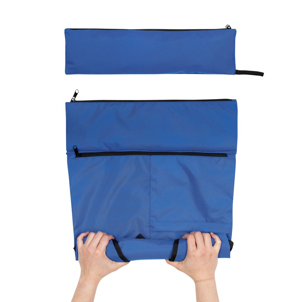 XDP763.17-9Dillon AWARE™ RPET faltbarer Lightweight-Rucksack_ Koenigsblau