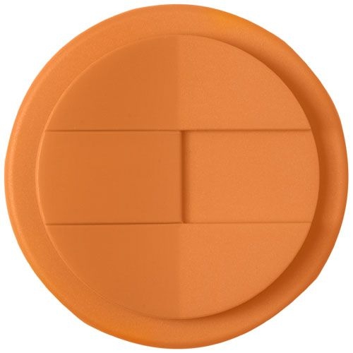 PF210695-9Americano® 350 ml Isolierbecher mit auslaufsicherem Schraubverschluss_ weiss_orange