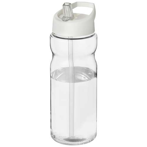 PF210099-19H2O Active® Eco Base 650 ml Sportflasche mit Ausgussdeckel_ transparent_weiss