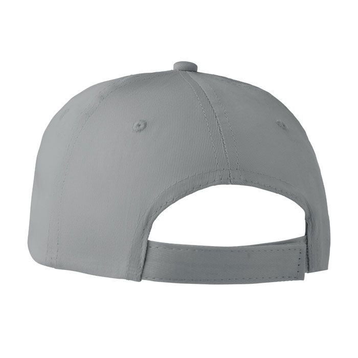 MO8834-07Basie Apollo Baseball cap 6 panels 160g_m²_ grau
