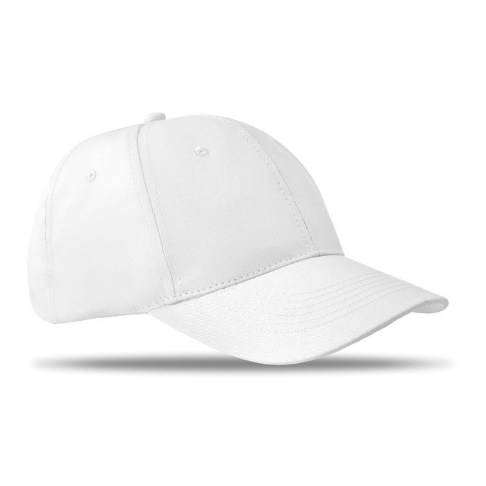 MO8834-06Basie Apollo Baseball cap 6 panels 160g_m²_ weiss