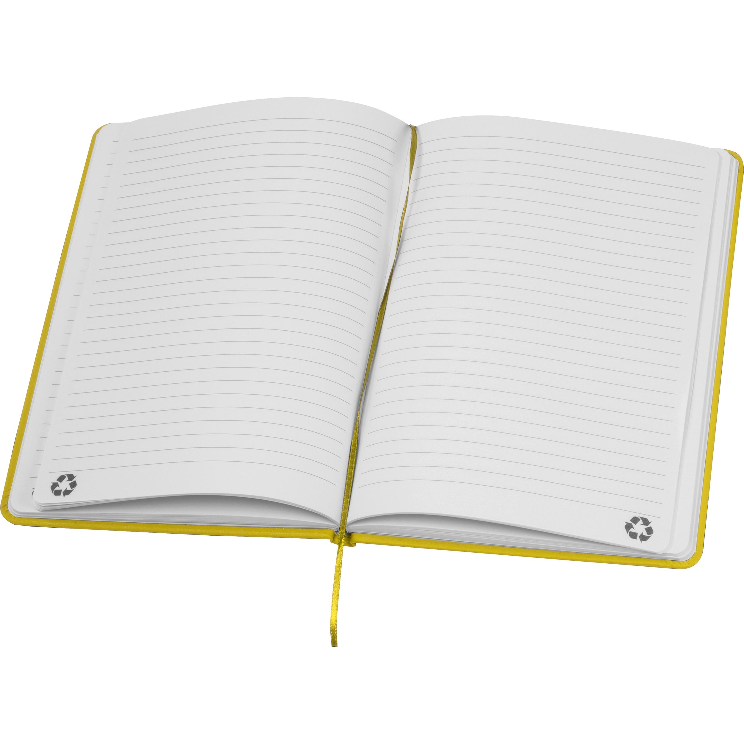 MA25261-08A5 Notizbuch aus recyceltem Papier DOMINIK_ gelb