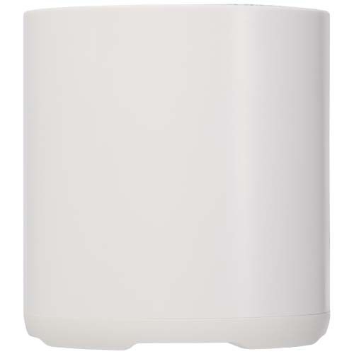 PF124454-1Hunor 3 W kabelloser Lautsprecher aus recyceltem Kunststoff_ weiss