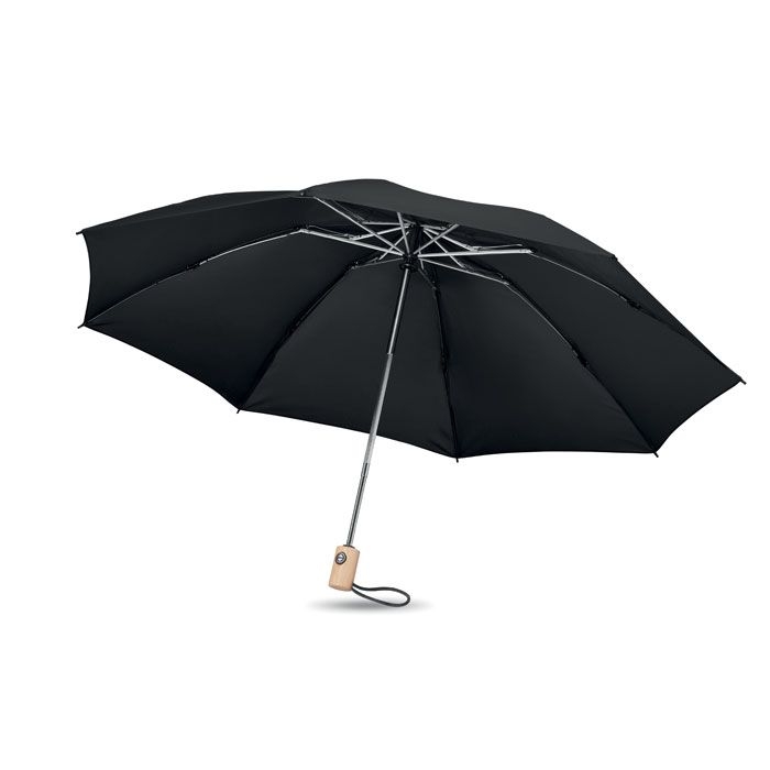 MO6265-03Leeds Regenschirm 23''RPET_ schwarz