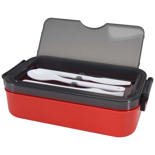 PF113420-2Snappy 1000 ml Lunchbox und Besteckset_ rot