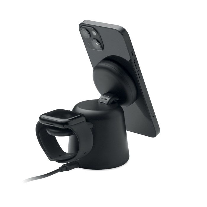 MO2732-03Simpa 3in1 kabellose Ladestation 15W_ schwarz