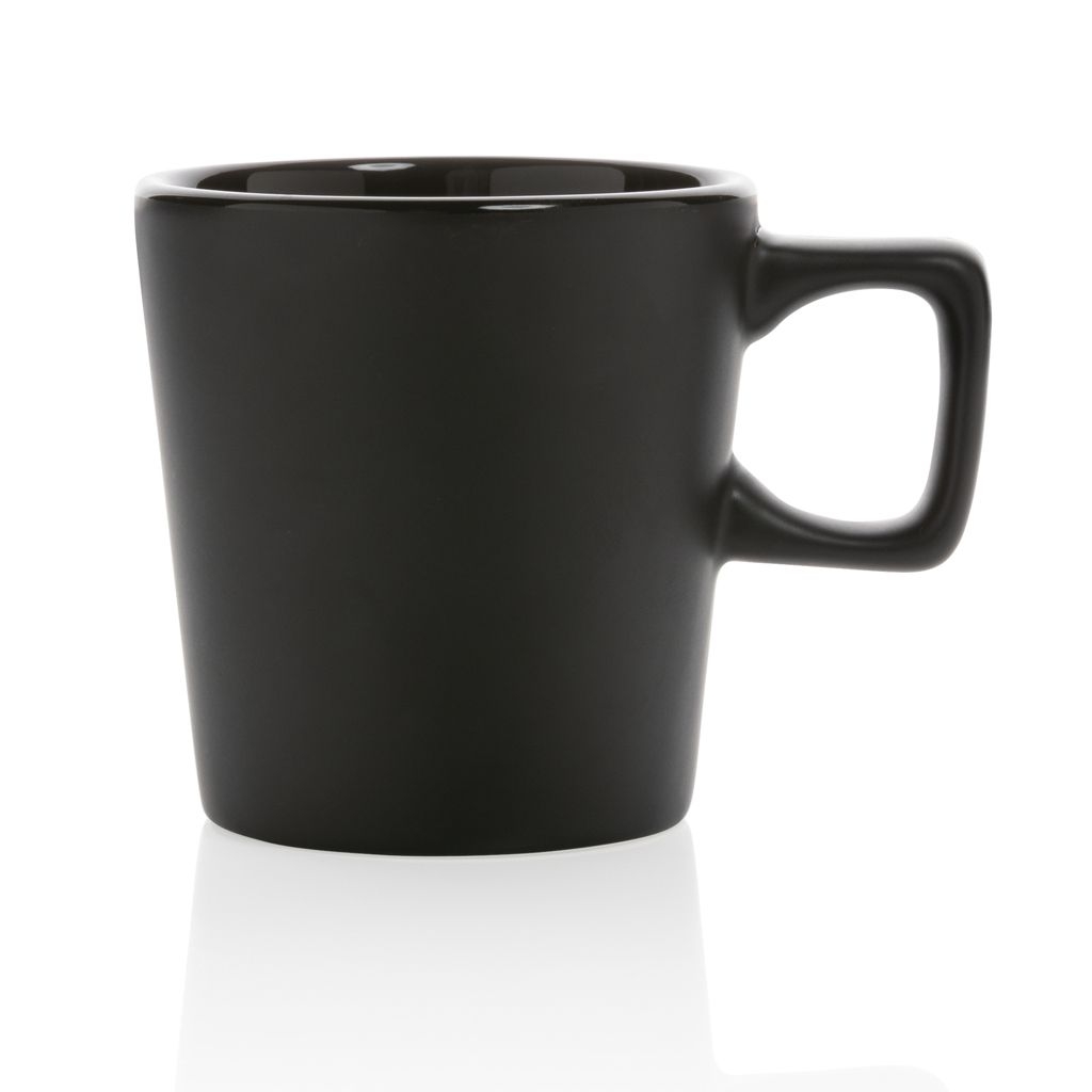 XDP434.05-1Moderne Keramik Kaffeetasse_ 300ml_ schwarz
