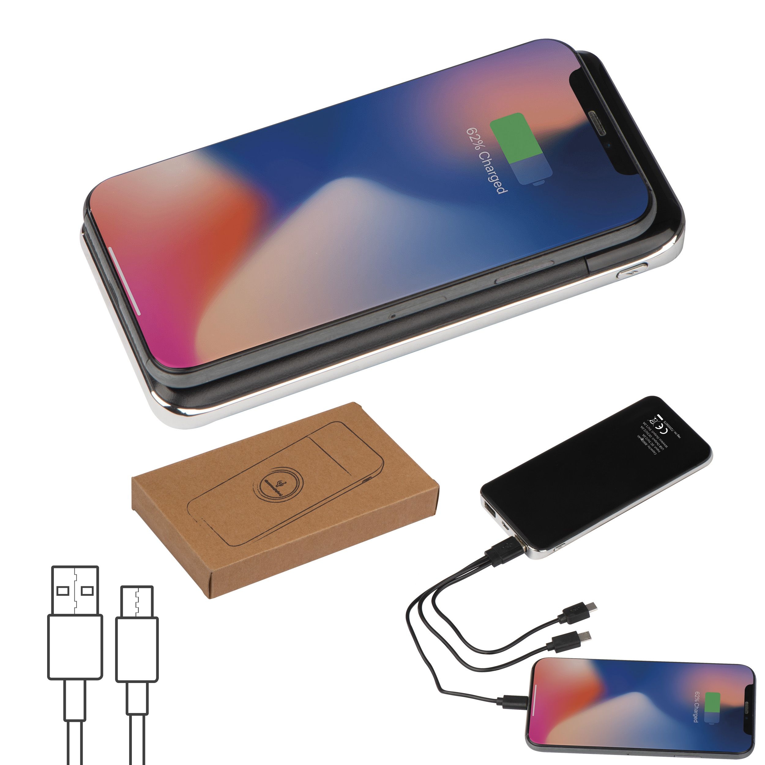 MA30823-03Powerbank mit Induktionsladefunktion 8.000mAh SEBASTIANO_ schwarz