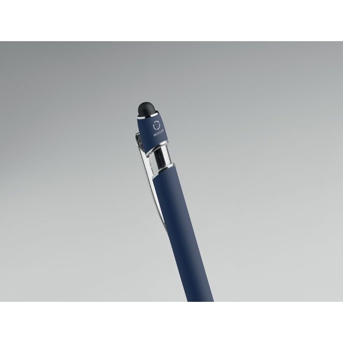 MO2798-85Siparo Druckkugelschreiber mit Stylus_ marineblau