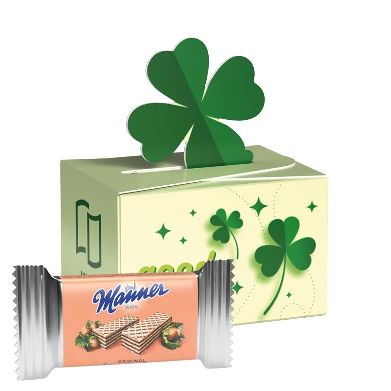 JG10240-1Geschenkbox Mini Kleeblatt_ Manner