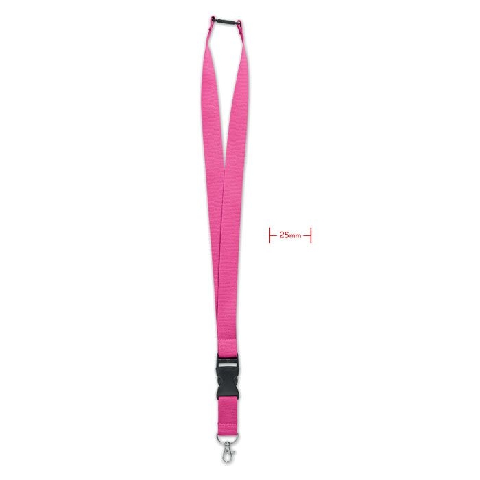 MO9661-38Wide Lany Lanyard mit Metallkarabiner_ fuchsie