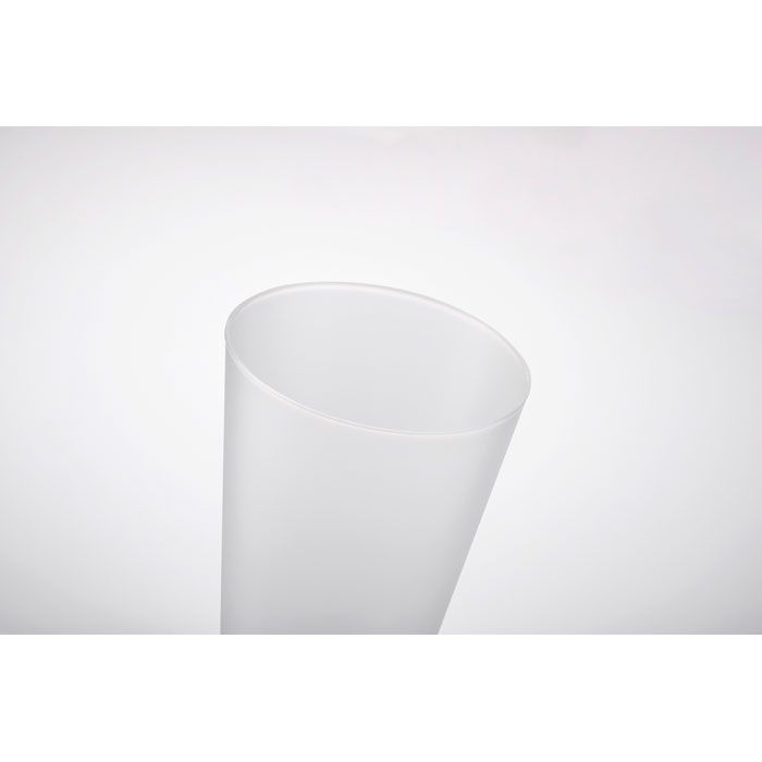 MO6375-26Festa Wiederverwendbarer Becher 300ml_ transparent weiss