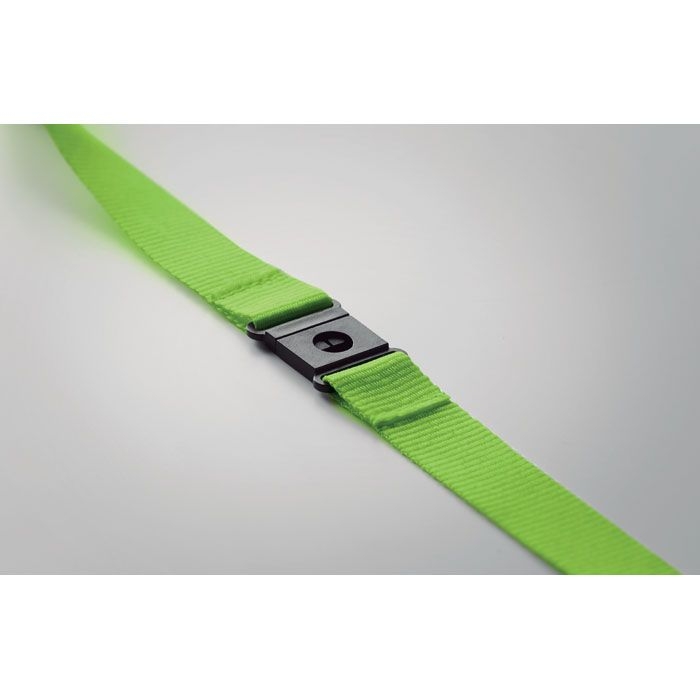 MO6100-48Lany Rpet Lanyard RPET 20mm_ limette