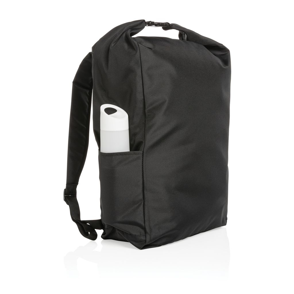 XDP762.75-1Impact AWARE™ RPET Basic Rolltop-Rucksack_ schwarz