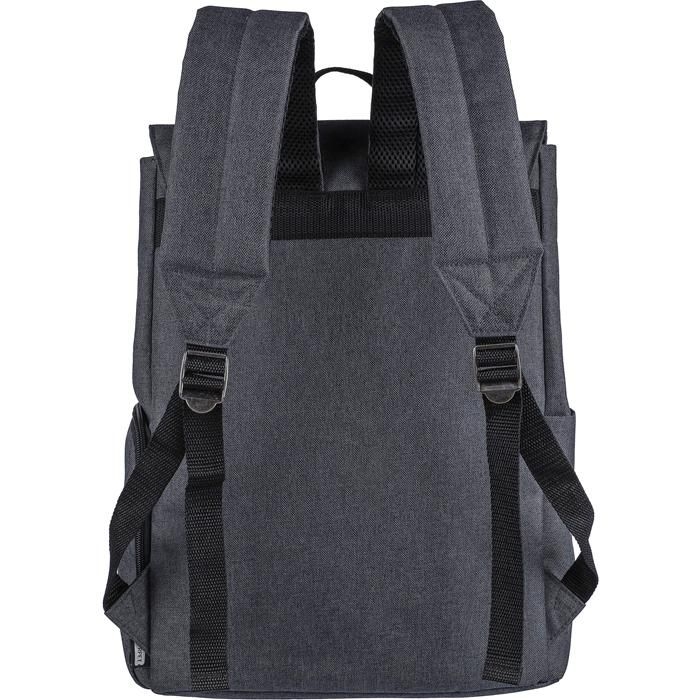 GI1171779-0115 Zoll Laptop-Rucksack aus 600D Polyester-Gewebe Dennis_ schwarz