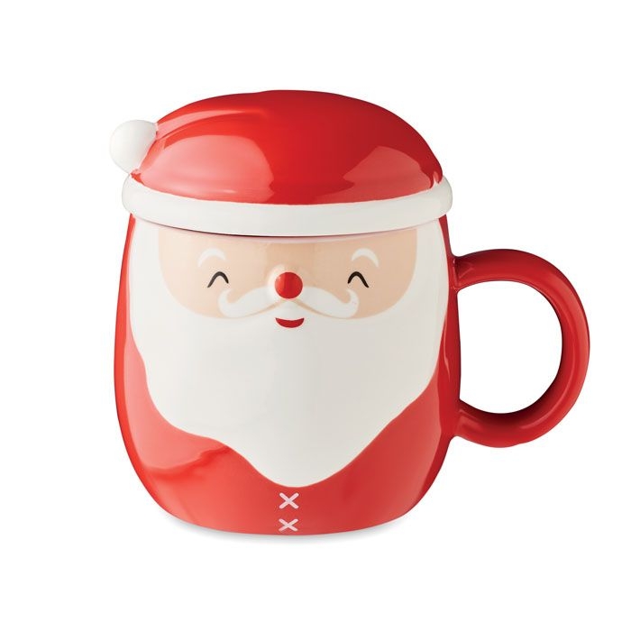 CX1492-05Santa Keramikbecher 370 ml_ rot