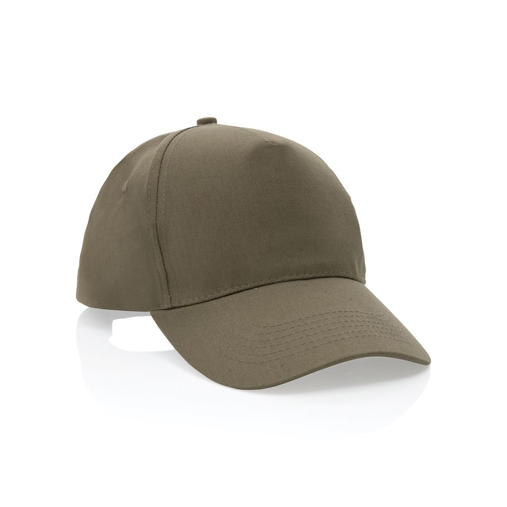 XDP453.33-7Impact 5 Panel Kappe aus 190gr rCotton mit AWARE™ Tracer_ gruen