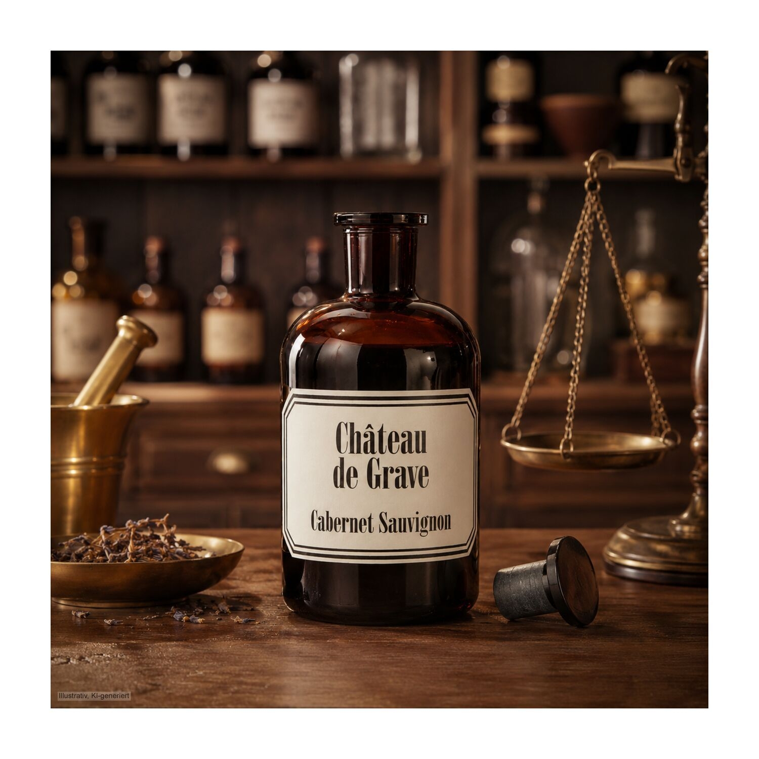 RP1468Das Praesent_ Apothekerflasche