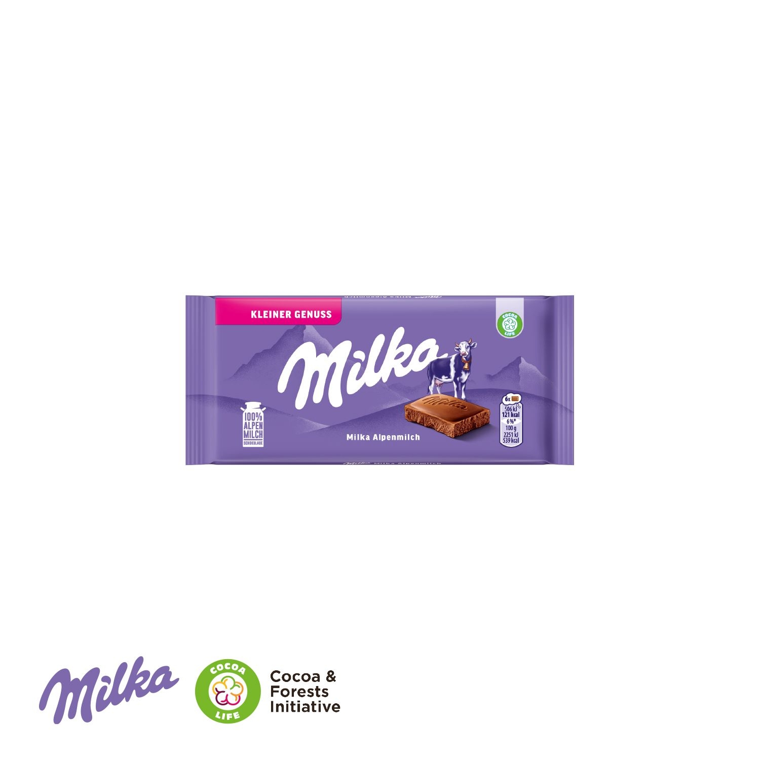 CD91661-01Schokoladentafel von Milka_ 45 g_ Milka Schokoladentafel_ Alpenmilch