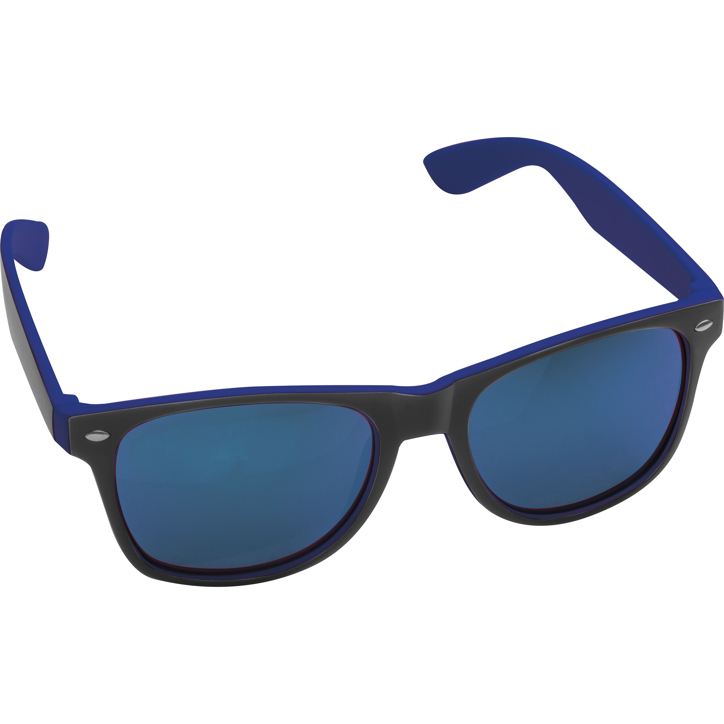MA50671-04Sonnenbrille aus Kunststoff mit verspiegelten Glaesern_ UV 400 Schutz ILONA_ blau