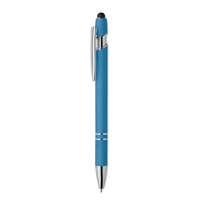 MO2798-12Siparo Druckkugelschreiber mit Stylus_ tuerkis