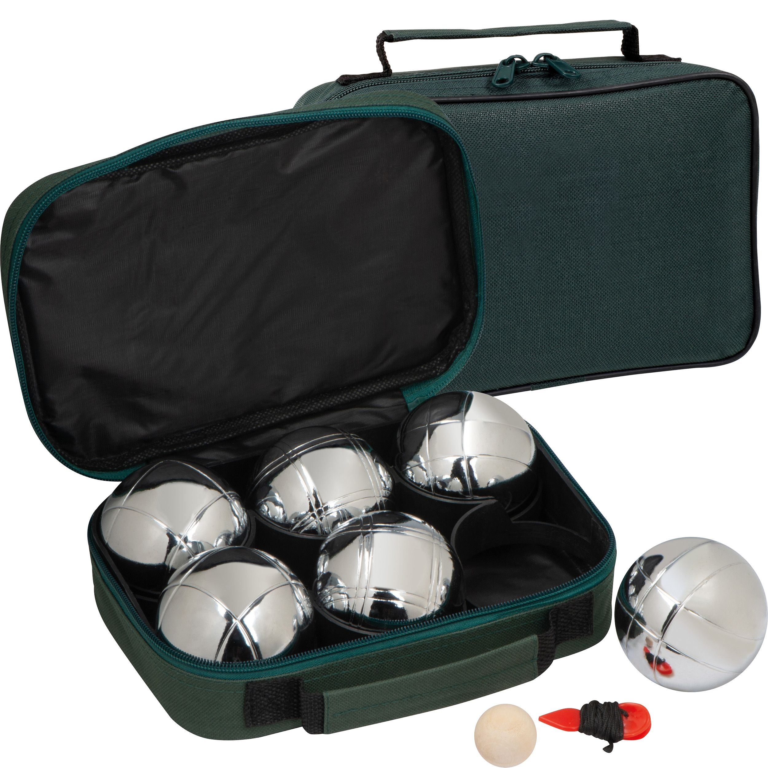 MA53602Boules Spiel mit 6 Metallkugeln MAY