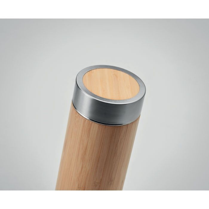 MO9421-40Batumi Doppelwandige Trinkflasche_ holz