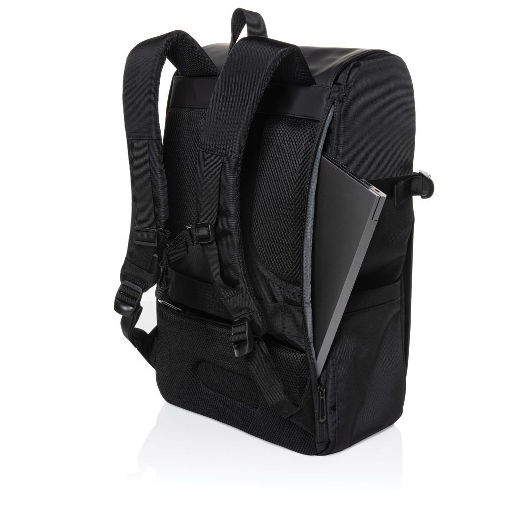 XDP763.22-1Pascal AWARE™ RPET Deluxe Weekend Rucksack_ schwarz