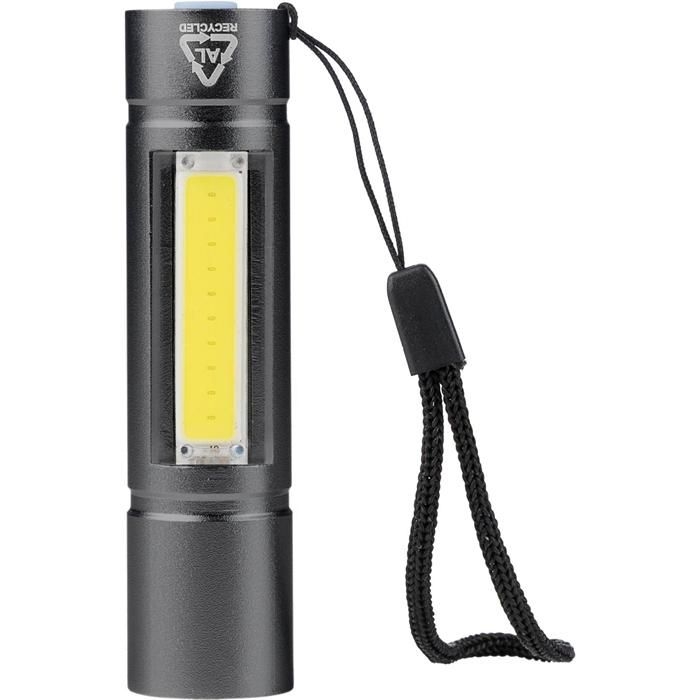 GI1350405Taschenlampe aus recyceltem Aluminium COB Sami