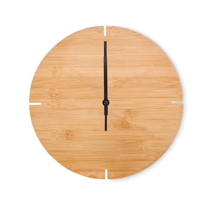 MO6792-40Esfere Wanduhr Bambus_ holz