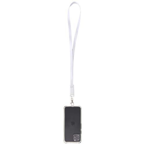 PF124447-1Franz 5 in 1 Lanyard Kabel aus recyceltem Kunststoff fuer Smartphones mit integrierter Datensynchroni